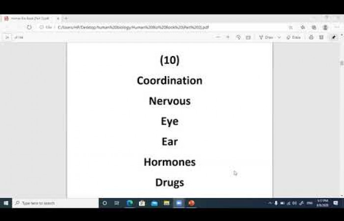 Free Human biology session -  Dr. Rana Khaled